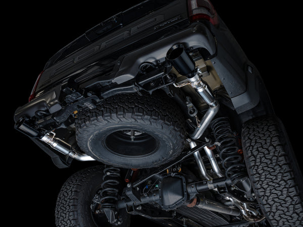 AWE Gen 3 Ford Raptor SwitchPath Exhaust  - Diamond Black Tips main image 0